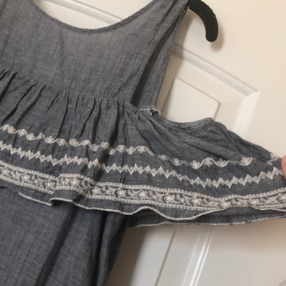 Blue gray dress - Picture 2 of 4